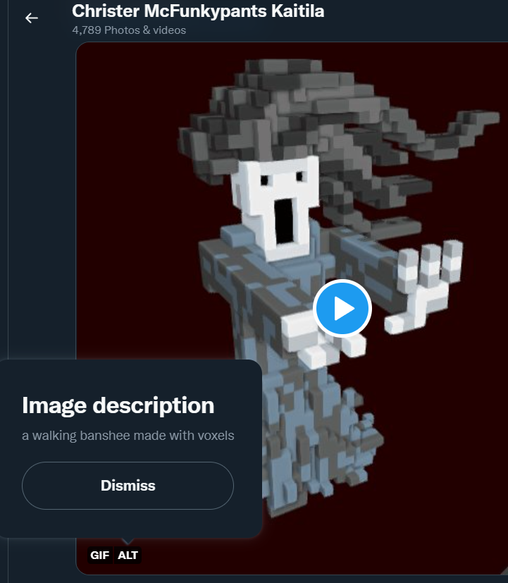 An amazing new twitter #a11y #accessibility feature for your #gamedev screenshots just went live!

to turn it on in any version of twitter click 

More -> Settings and privacy -> Accessibility, display, and languages -> Accessibility -> [x] Receive image description reminder