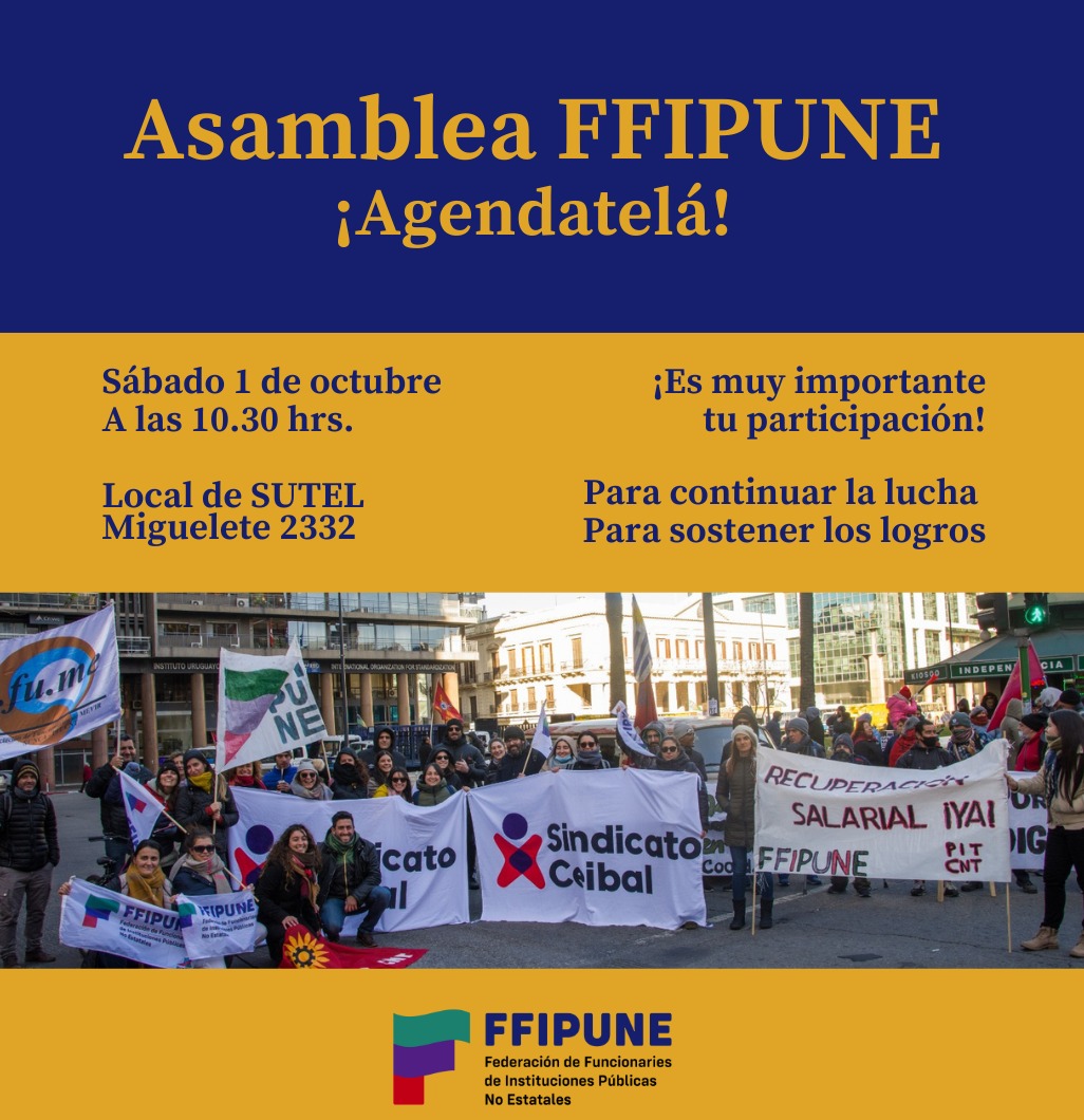 AAfinac's tweet photo. AFINAC participará de la Asamblea que se llevara a cabo el próximo sábado 1° de octubre: ¡Para continuar la lucha y  sostener los logros! 💪 https://t.co/Ktxfja0yF3