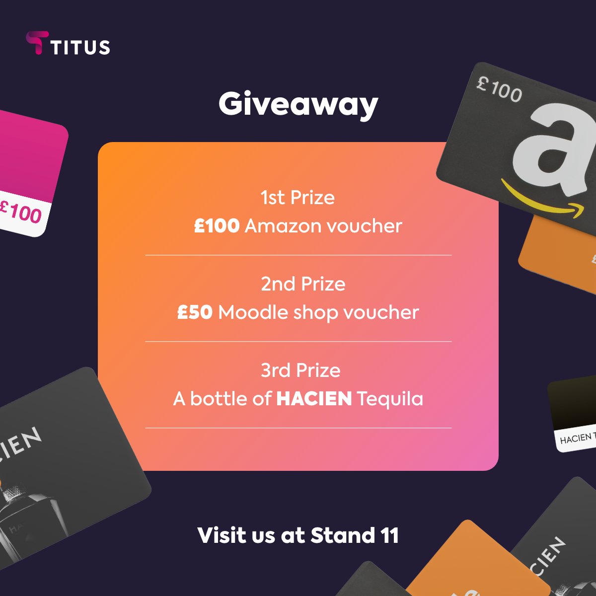 🔥 2 DAYS LEFT to enter our #MoodleMoot GIVEAWAY

Make sure to visit Stand 11 and get the opportunity to win some great prizes.

🔗 Or you can enter the giveaway by inputting your detail here: tituslearning.com/moodlemoot-22-…

#Titus #MoodleMootGlobal