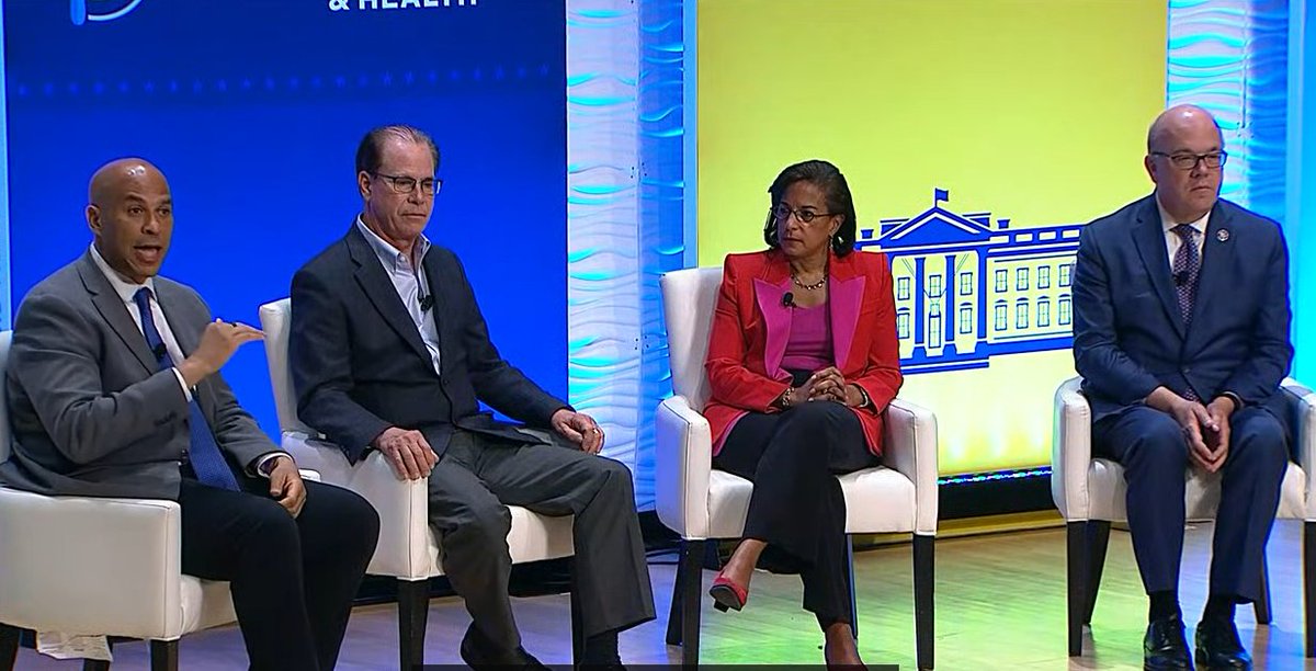 Fantastic #WHConfHungerHealth panel featuring <a href="/SenatorBooker/">SenatorBooker</a> @SenatorBraun <a href="/AmbRice46/">Susan Rice Archived</a> <a href="/RepMcGovern/">Rep. Jim McGovern</a>. Highlighting that this should not be a partisan issue, and we have the capabilities to end hunger in America.