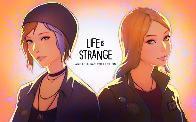 Chloe and Rachel commission for the @LifeIsStrange Arcadia Bay Collection (remasters of LiS1 and LiS: