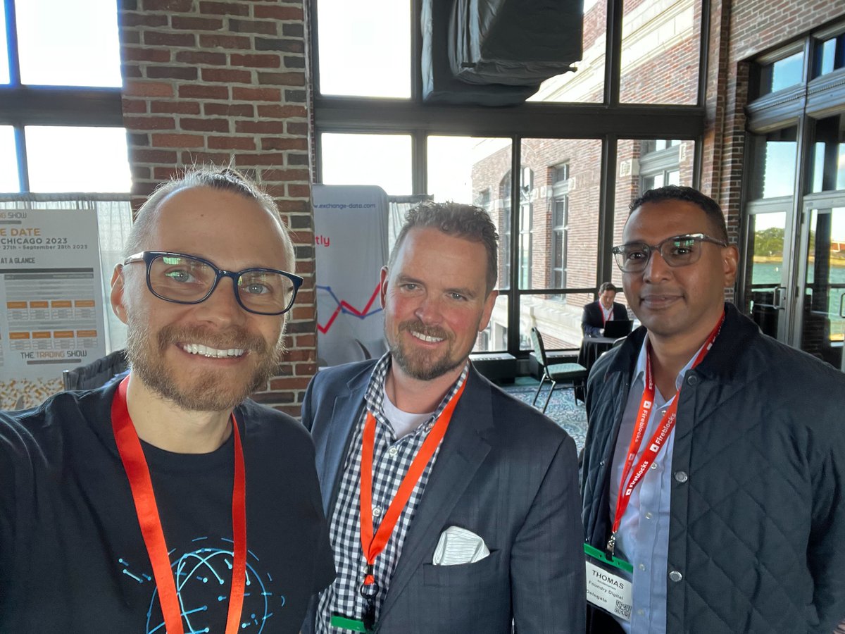 bloxroute's tweet photo. It was great to meeting and chatting with the @FoundryServices team at the @TheTradingShow!!
#TradingChicago #DeFi #CeFi https://t.co/MN0mDxQtZT