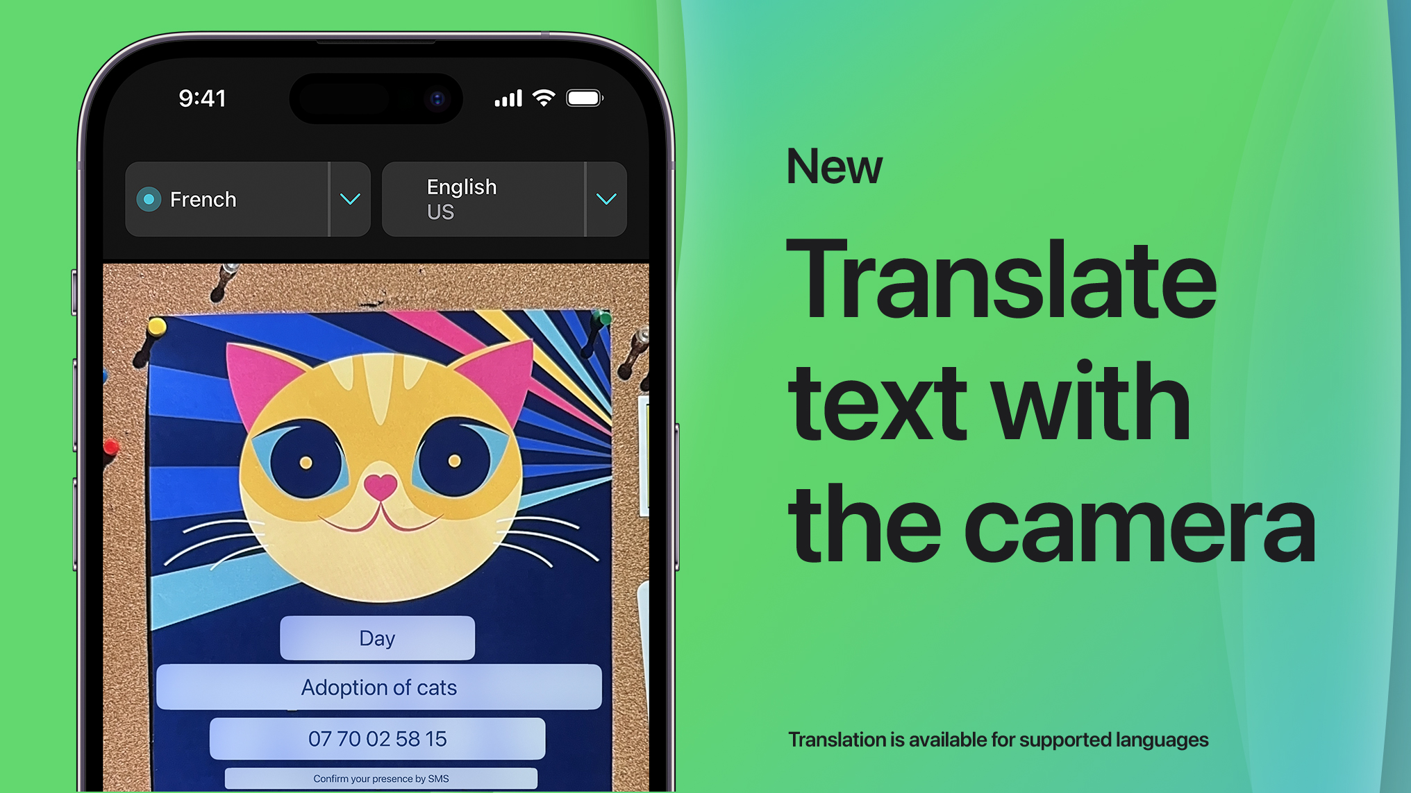 Apple support on twitter translate the world around you in ios 16