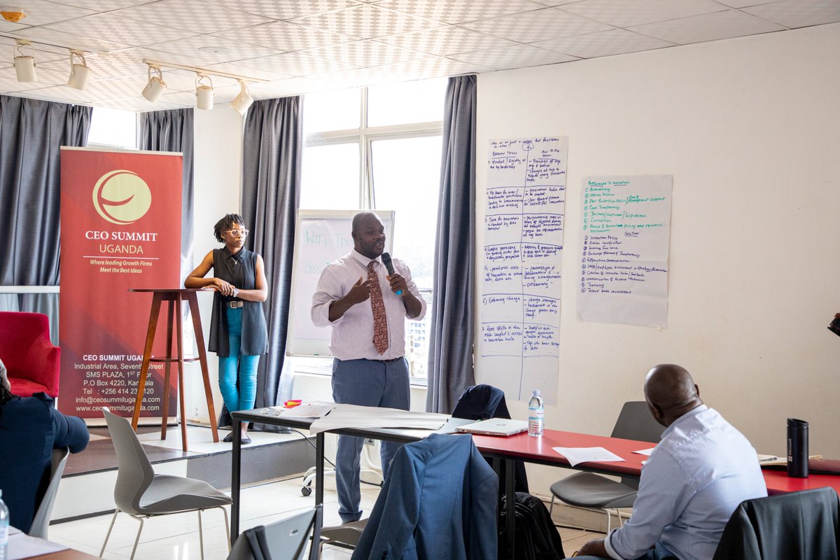 TheVillageUG's tweet photo. In collaboration with @ceosummituganda, we successfully concluded #Day1 of the #CEOApprenticeshipProgram. We hosted over 15 executives &amp; equipped them with skills in key management concepts &amp; best practices skills on how to integrate their business models with new market dynamics https://t.co/7if3jijWmc