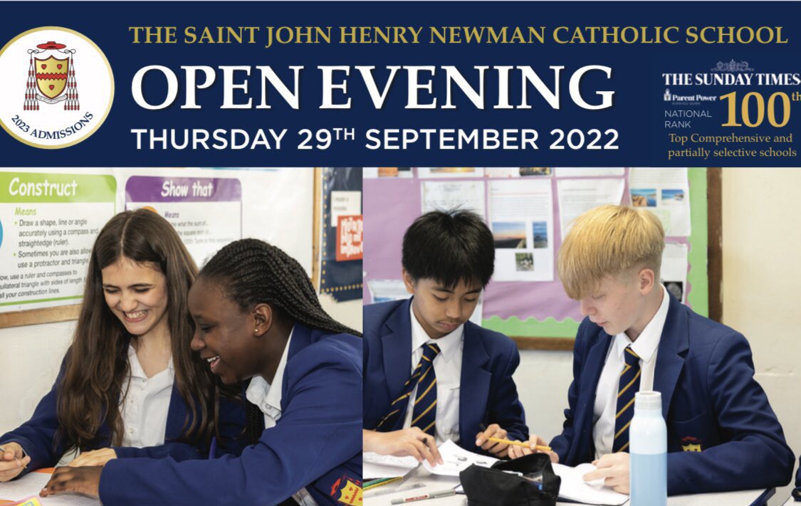 the-saint-john-henry-newman-catholic-school-on-twitter-open-evening