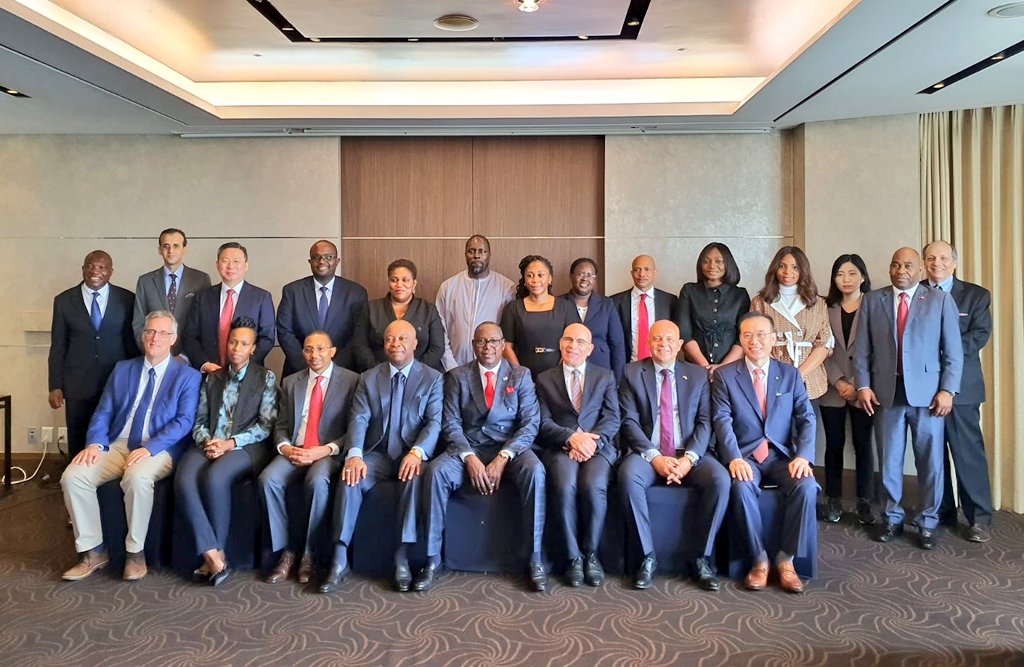 choi_afdb's tweet photo. #AfDB's recent mission to #Korea, led by Dr. Abdu Mukhtar, Director of the Industrial Development and Trade Department @AfDB_Group, hosted the information session and a meeting with the African Group of Ambassadors in #Seoul. https://t.co/sJk7yMFocs