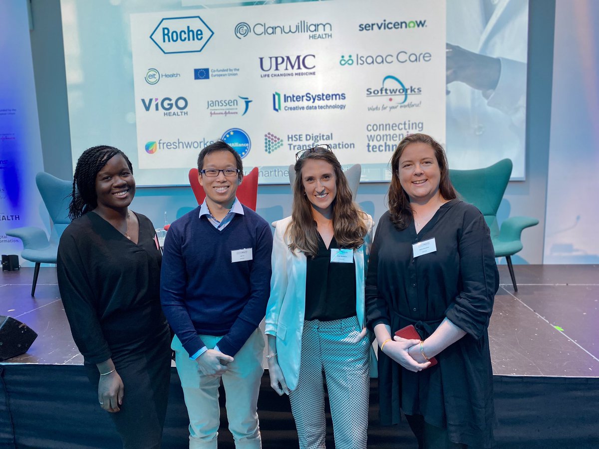 GMcM_'s tweet photo. We had a fantastic time at the Smart Health Summit 2022 representing both @CWITirl and the @DeloitteIreland Health and Social Care team ✨

Really cool to see a fairly even split of women &amp; men in the room.

Many thanks to the event organisers 👏🏼 #SmartHealth22 @Health_Summits https://t.co/VboyvSEon1