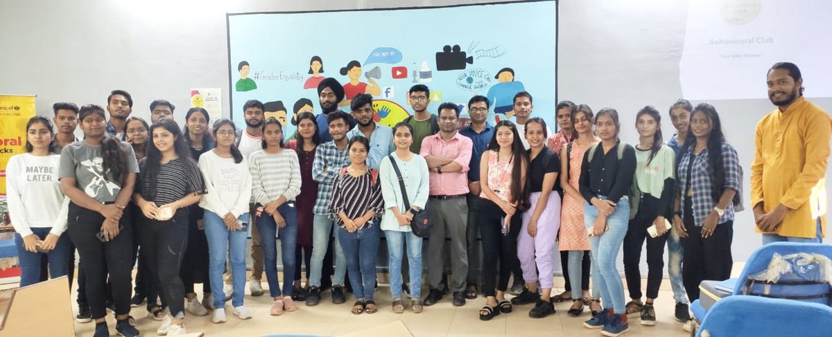 This youth corner in the university is aimed at conducting #SocialExperiments and sensitise youth around key behaviours critical for them and community.
#behaviouralinsights