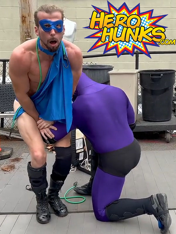 WrestlerForHire's tweet photo. NEW, #HeroHunks ENCOUNTER!
#BlueBaller TRAPPED by #PurplePhantom!
➰ IS THERE ANY ESCAPE?
DOWNLOAD NOW!
https://t.co/jJOmgbLKix
#bound #ropeplay #heroworship #noescape #control #muscleworship #goodvsevil #muscle #punish https://t.co/pqpDtWP2nA