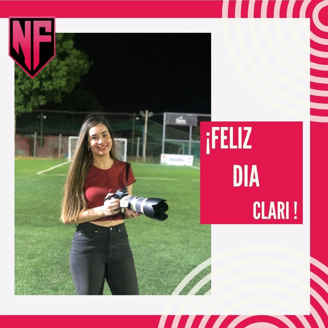 nefastasfc's tweet photo. ¡Dia Nacional del Fotógrafo! 📸
Queremos desearle Feliz día a nuestra fotógrafa @ClariRiquelme_  que nos acompañó en todo momento en la liga y forma parte de esta familia 💖 https://t.co/kLUSzzf6Ln