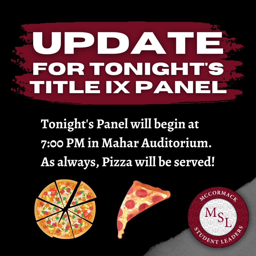 McCormack Student Leaders Club tweet media