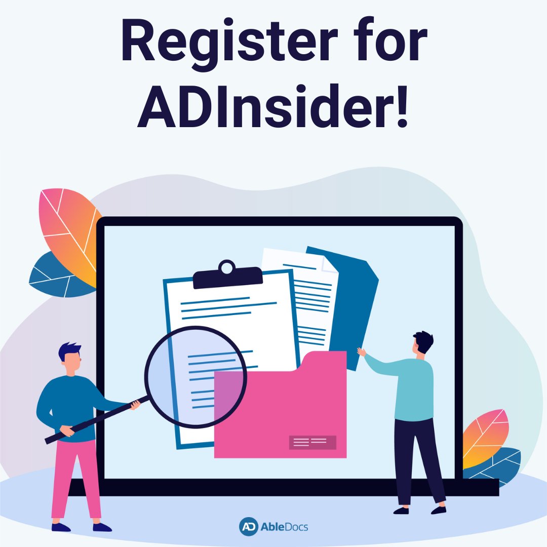 able_docs's tweet image. Be sure to stay current on the latest AbleDocs happenings by registering for our bi-monthly newsletter, ADInsider!
Register on our website: abledocs.com/en/register/ab…
#Newsletter #Register #AlwaysAccessible #AlwaysAbleDocs