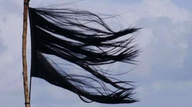 Symbole puissant des Iraniennes en révolte: des cheveux coupés hissés en drapeau limportant.fr/infos-moyen-or… <a href="/aiww/">艾未未  Ai Weiwei</a>