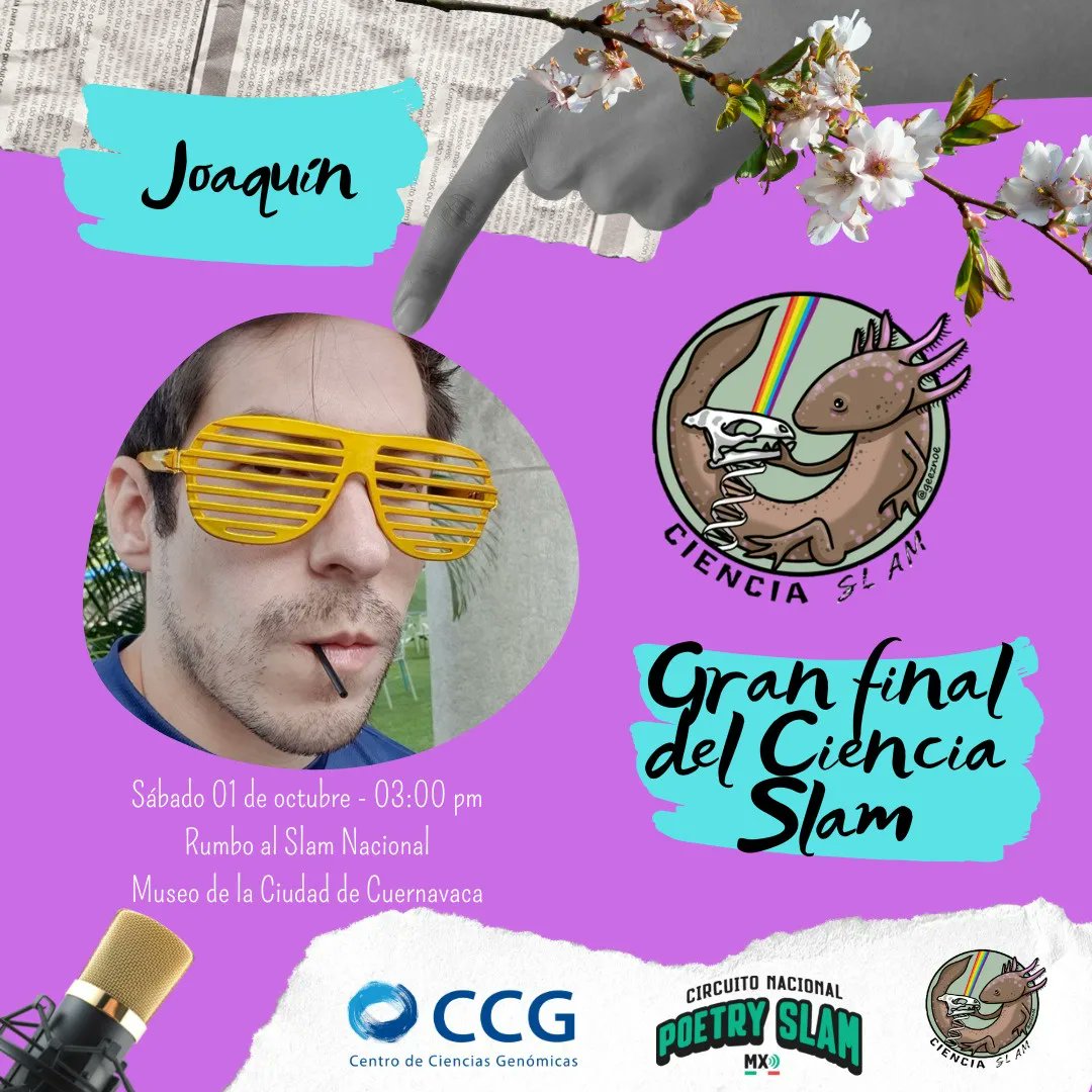 CienciaSlam's tweet photo. Conoce a nuestros y nuestras finalistas que estarán presentes en el MUCIC el sábado 01 de octubre en nuestra gran final.
Vengan a echarles porras y a escuchar todo lo que nos tienen que decir. Vamos rumbo al Slam Nacional.
3, 2, 1... Ciencia Slam!!! https://t.co/QQ6SpECQud