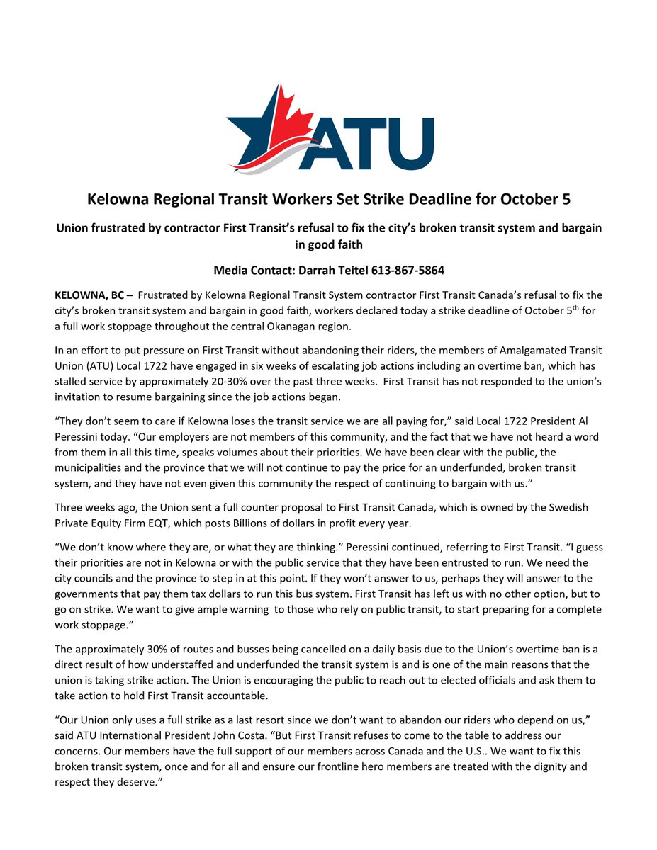 ATU Local 1722 tweet media