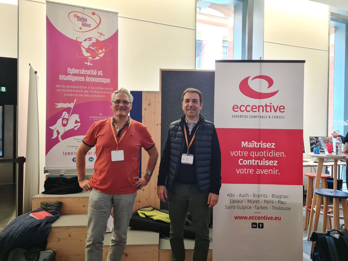 Notre commission #cybersécurité à la journée cybersécurité de La Mêlée Numérique
#MeleeNum #Toulouse