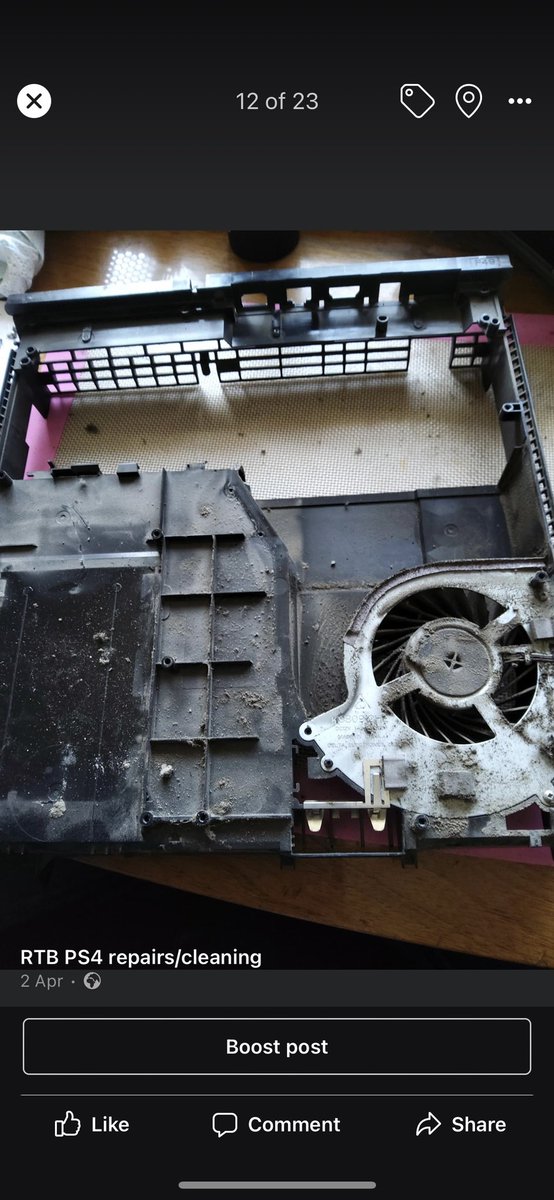 robert2k19's tweet photo. Hey guys how are we all doing I do console repairs and clean them out if you are interested to see more go over to rtb ps4 cleaning/repairs on Facebook give me a follow #ps4 #Console #xbox #consolerepairs #XboxSeriesX #ps4repairs https://t.co/suFkQR0v1X