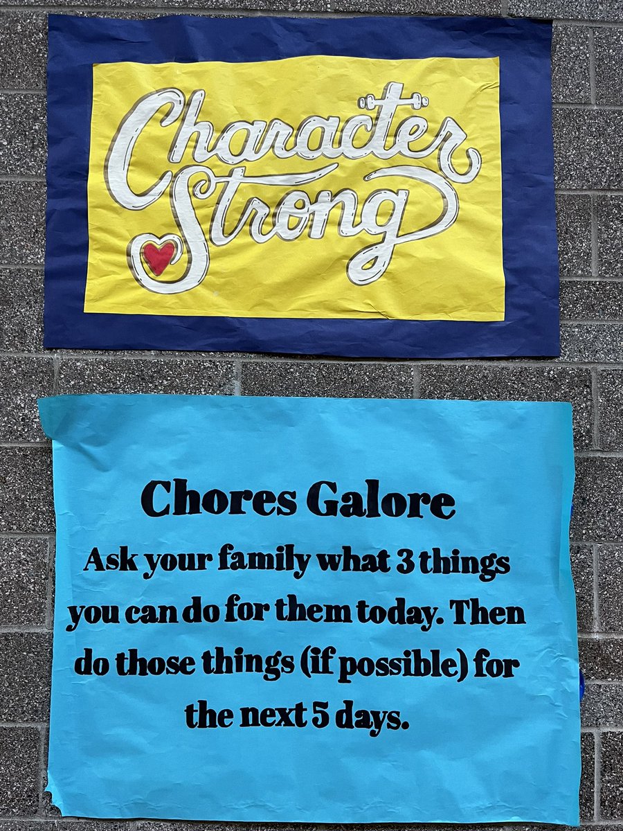 Eagle student Character Strong Dare of the Week!