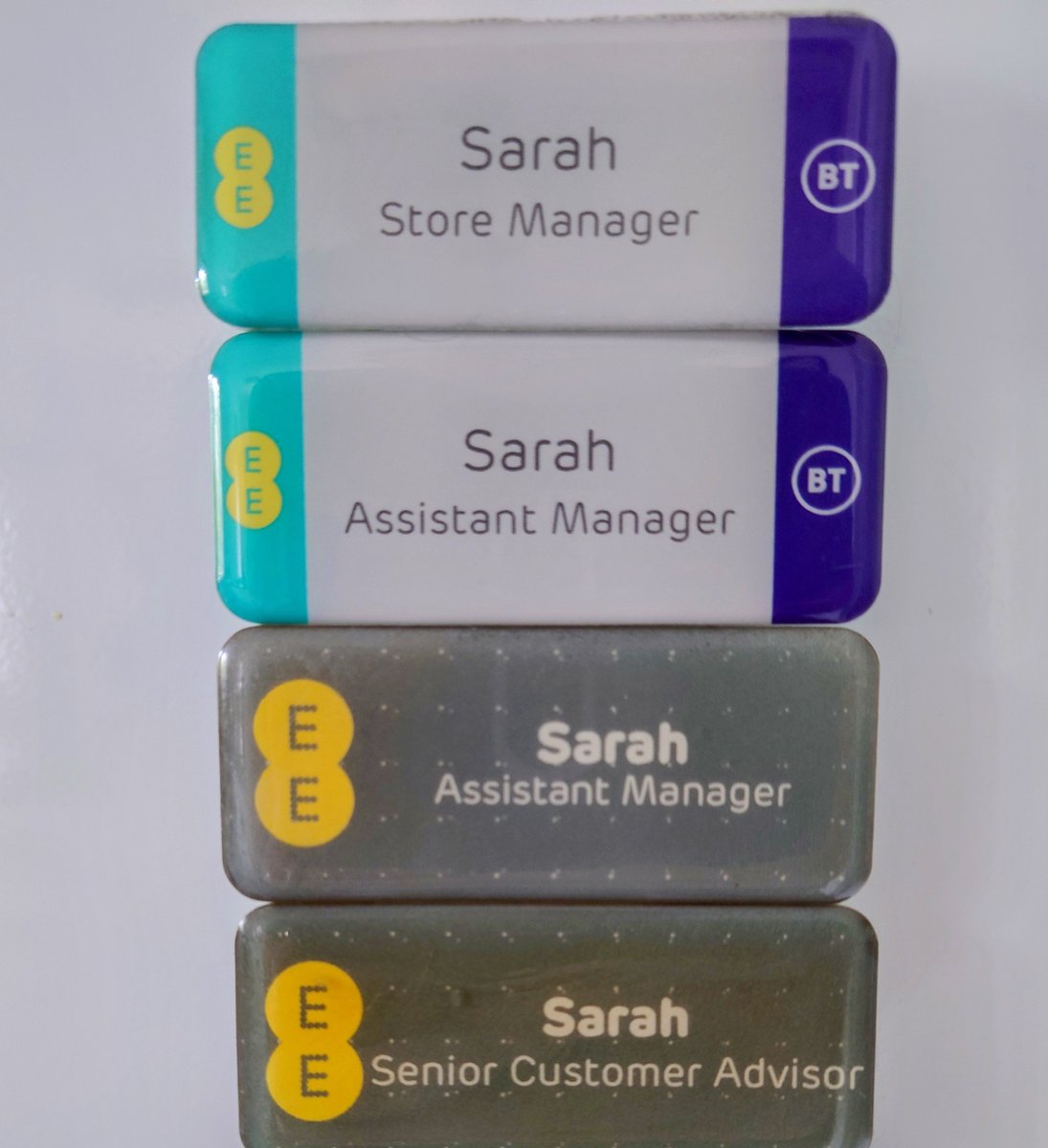 Sarah made a switch from hospitality to join us full-time. She used our internal Aspire programme to progress from senior advisor to store manager. If you've got what it takes, there's a job here with your name on it. Apply now 💚 jobs.ee.co.uk/retail-EE
