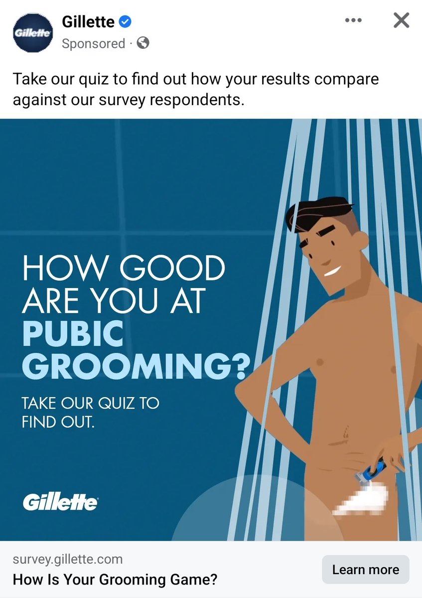 DregsOfCraigs's tweet photo. How is there a QUIZ?! Pretty sure you'd know if you were good or not?

Either you are successful or you cut up your junk zone and leave patches of pubes! https://t.co/YGJNIKVwRm