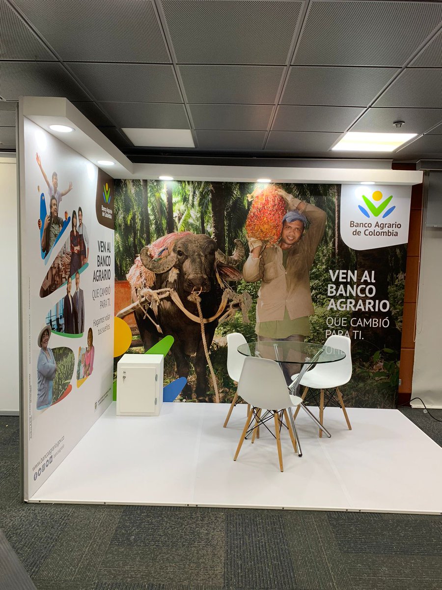 Sinergialog's tweet photo. Conoce el montaje de stand que realizamos para #BancoAgrario y #Elogia en la ciudad de Cartagena,en la XX Conferencia Internacional Sobre Palma de Aceite. 

👉 Contáctanos y nos aseguraremos de que tú stand destaque entre la multitud 📲 304 399 4432 https://t.co/UoHyPo6ftd