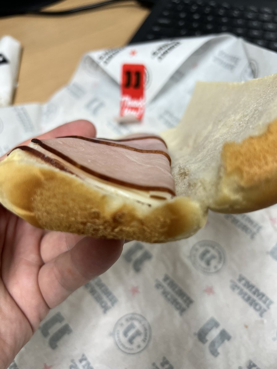 What is this? <a href="/jimmyjohns/">Jimmy John’s</a> someone made this and thought it was okay to give to a customer?