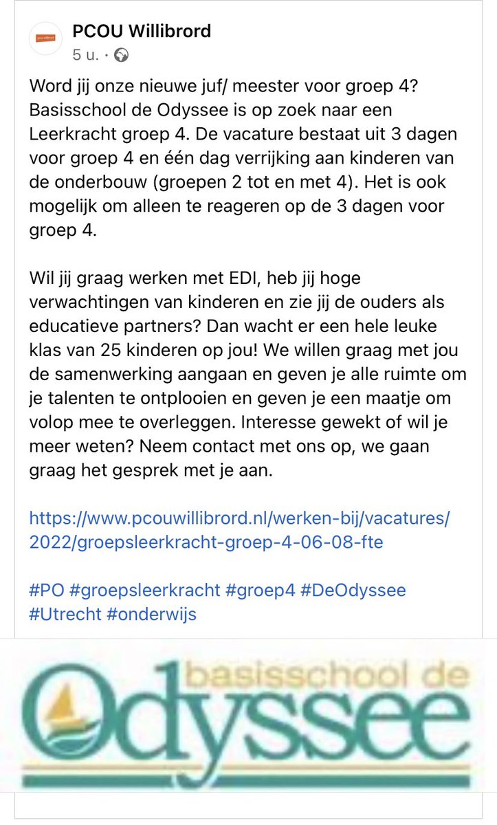 Basisschool de Odyssee tweet media