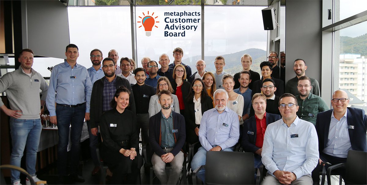metaphacts's tweet photo. We had a great #CustomerAdvisoryBoard meeting in Heidelberg yesterday, discussing topics like #OntologyModeling governance, #SemanticSearch experience &amp; #CompositeAI integration models! Thanks to all participants for their valuable input - see you all at the next #metaphactsCAB! https://t.co/zyIg6ZA8rl