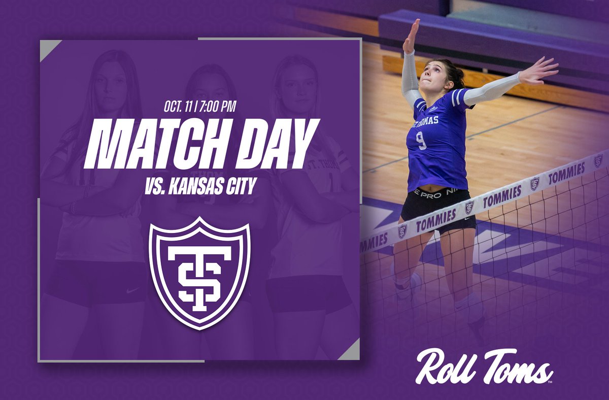 Tommievball's tweet photo. 🏐MATCH DAY🏐

🆚 Kansas City 
📍Kansas City, MO
⏰ 7:00 PM CDT
📈 https://t.co/7qRjK8dXpR
🎥 https://t.co/X5uB9HgOUE

#RollToms | #SummitVB https://t.co/riNzlkYYUr