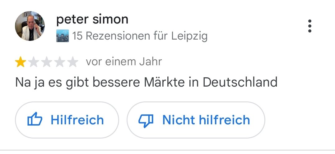 Alles. #Leipzig #Googlebewertungen #fails