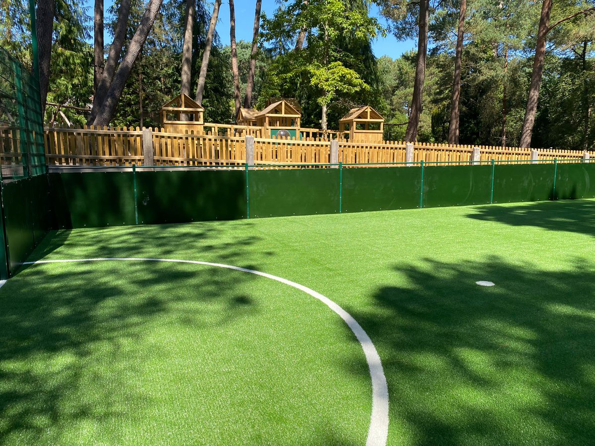 Fieldform2's tweet photo. We loved working on this bespoke project to create a 5-a-side football pitch. As a former professional footballer the client's expectations were set very high! Despite access challenges we have delivered a high quality facility that the client is very happy with. https://t.co/ltlXEKZ2QQ