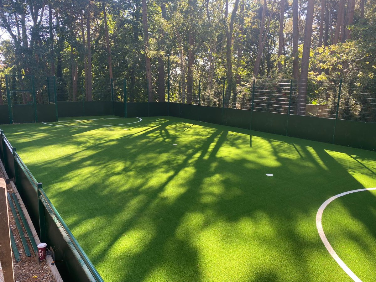 Fieldform2's tweet photo. We loved working on this bespoke project to create a 5-a-side football pitch. As a former professional footballer the client's expectations were set very high! Despite access challenges we have delivered a high quality facility that the client is very happy with. https://t.co/ltlXEKZ2QQ