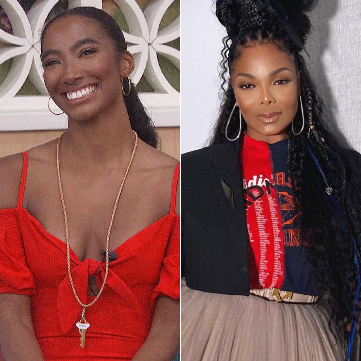 PopCrave's tweet photo. Janet Jackson shows love to Taylor Hale following her historic #BB24 win. https://t.co/0kpCXOXWIa