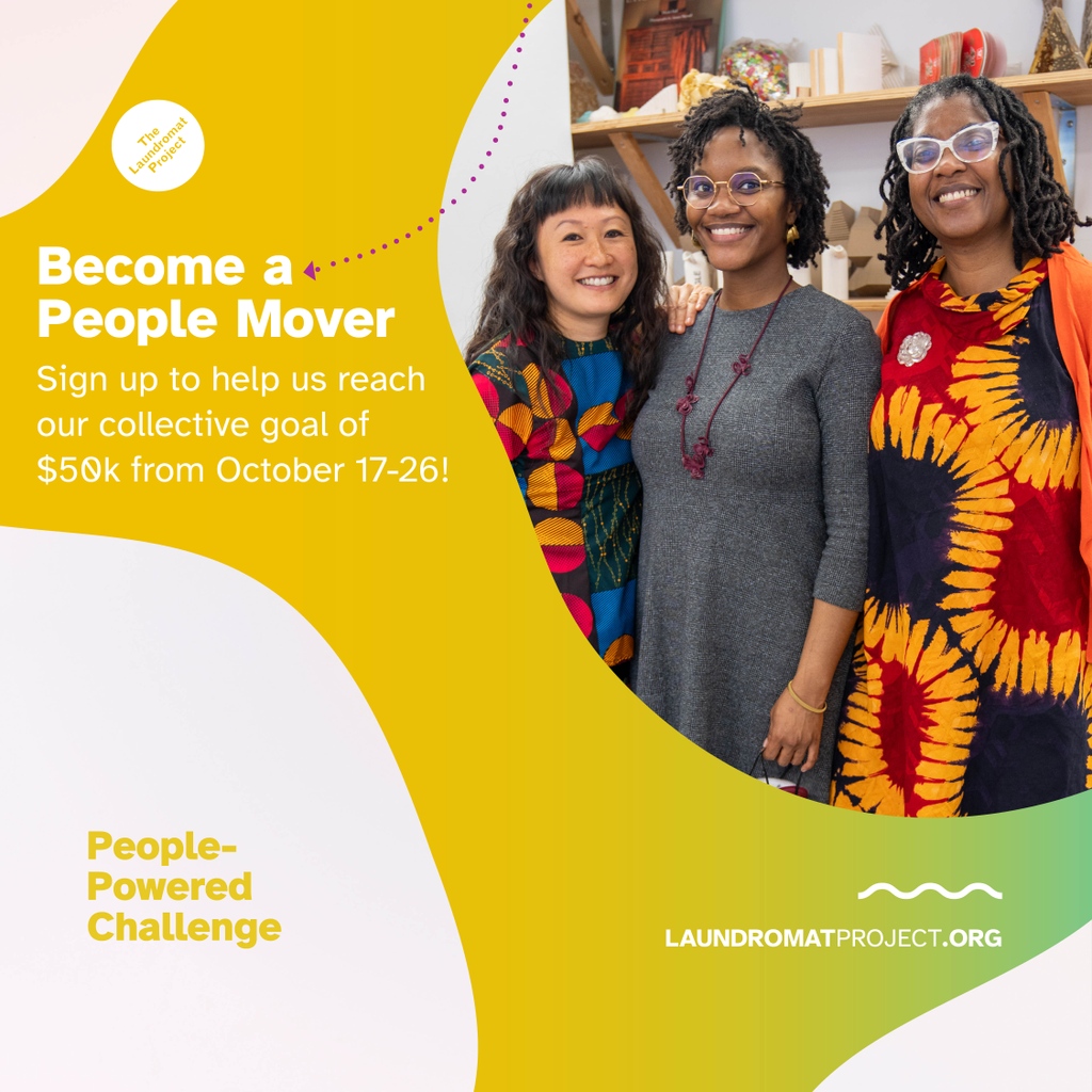 LaundromatProj's tweet photo. Become a People Mover for our 2022 People-Powered Challenge–a 10-day(Oct 17-26) peer-to-peer fundraising campaign where we fundraise through the collective power of our friends, family, neighbors, and social networks! Learn more &amp; sign up: https://t.co/pCFyImp19H https://t.co/IvHHA90VOO