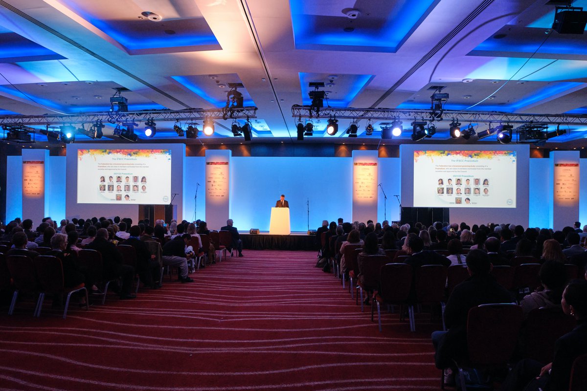The IFSCC Praesidium!

#ifscclondon2022 #London #congress #cosmetics #science #beauty #cosmeticcareer