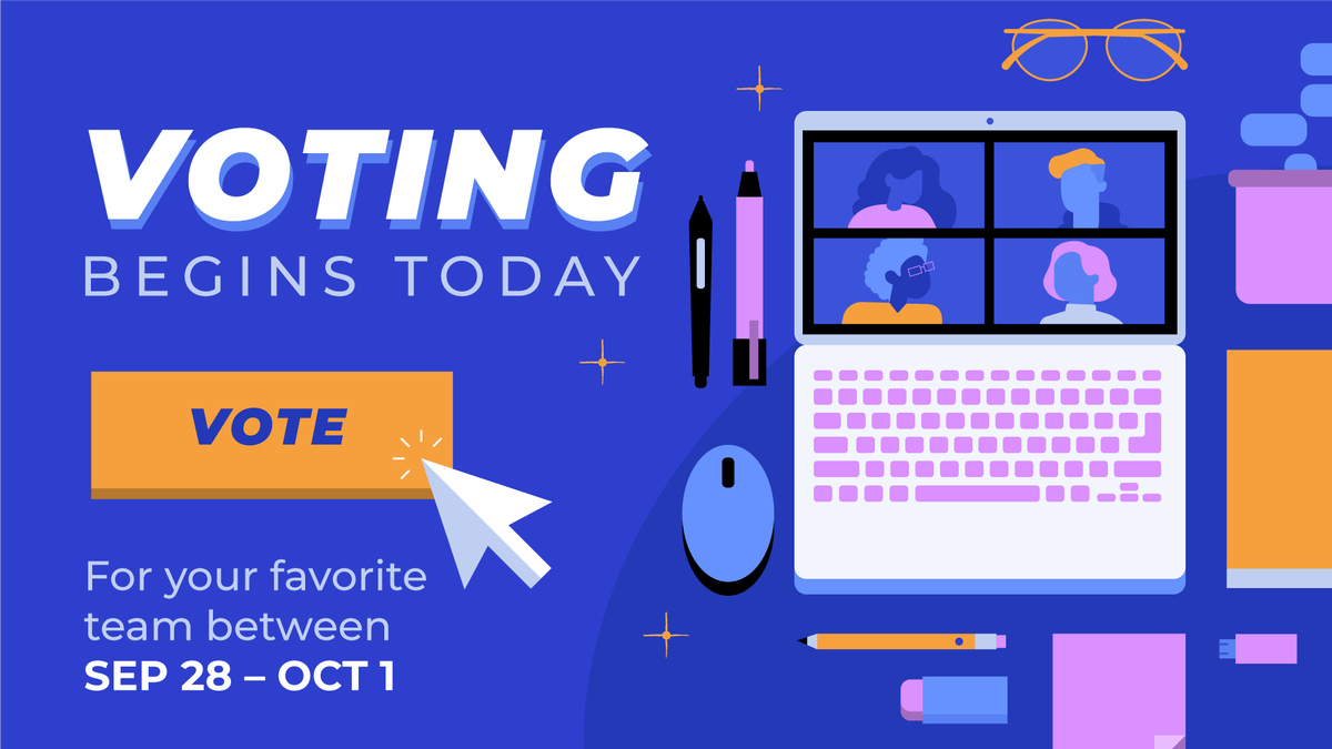Voting begins TODAY! 🗳️

Show your favorite team some love 💙 by casting your vote from Sep 28 to Oct 1. 

Access the voting link here: vesaliustrust.org/upcoming-event…

#vesaliustrust #trustathon2022 #medart #medicalart #sciart #scicomm #biocomm #scholarship #charity #fundraiser #sciviz