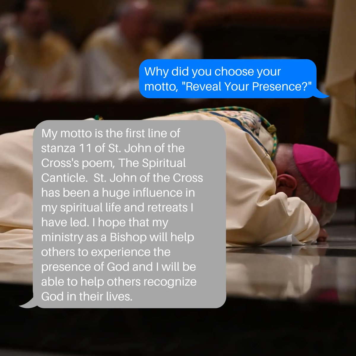 CLEyouthmin's tweet photo. We sat down for a little post-ordination interview with Bishop Michael Woost.  Scroll through to learn more about being a Bishop and hear his advice for young people! https://t.co/tR2nc8wxZq