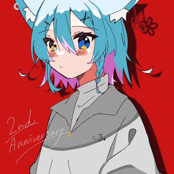 受注受付中風間ごろう Vtuber活動2周年を記念して、ごろわーずパーカー受注生産致します!ハーフジップスウェットとなっており、着回し◎・・・?!【受注〆切:10月9日23:59】ごろわーずハーフジップスウェット | Ameakari Shop  #booth_pm #Vtuber 