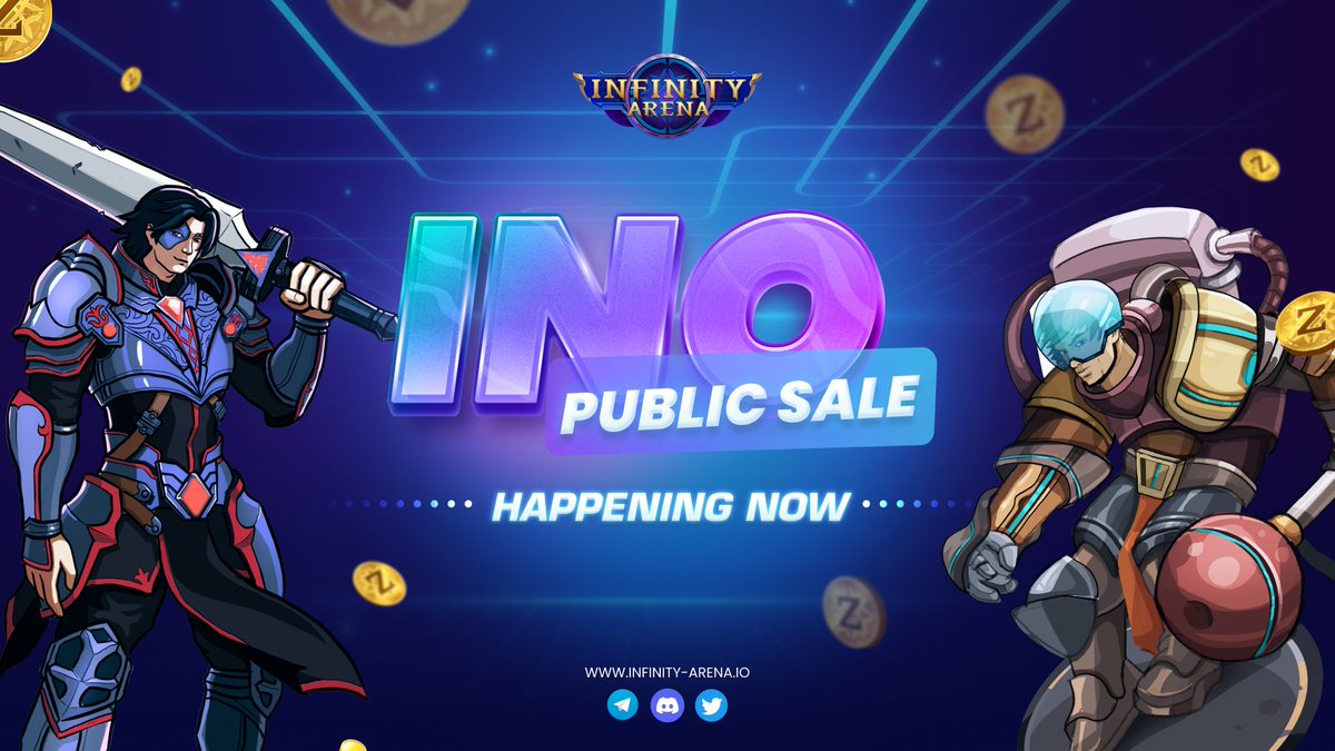 infinity_arena's tweet photo. 📢 Now is time for #INO Public Round. Still plenty of time and chances to grab a #NFT Mystery Pack!

⏰ 10PM UTC Sep 28 - 10AM UTC Sep 30
📍 https://t.co/uMygwpCUHY 

 Bonus for all INO participants: 
✅ Upto 100 Lucky Tickets for Lucky Game
✅ Priority list for Battle PvP Beta https://t.co/MrCZgh2uLa