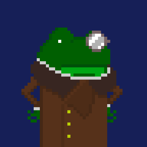 land_froggy's tweet photo. Frogland inhabitant #231 from the Fly Rink Combining Machine!
#nftcommunity #nft #nftart #nftcollector #crypto #cryptoart #frogland #ffr #nfts #pixelart #nftdrop
 28-Sep, 10:1AM https://t.co/apDtbJ8vkQ