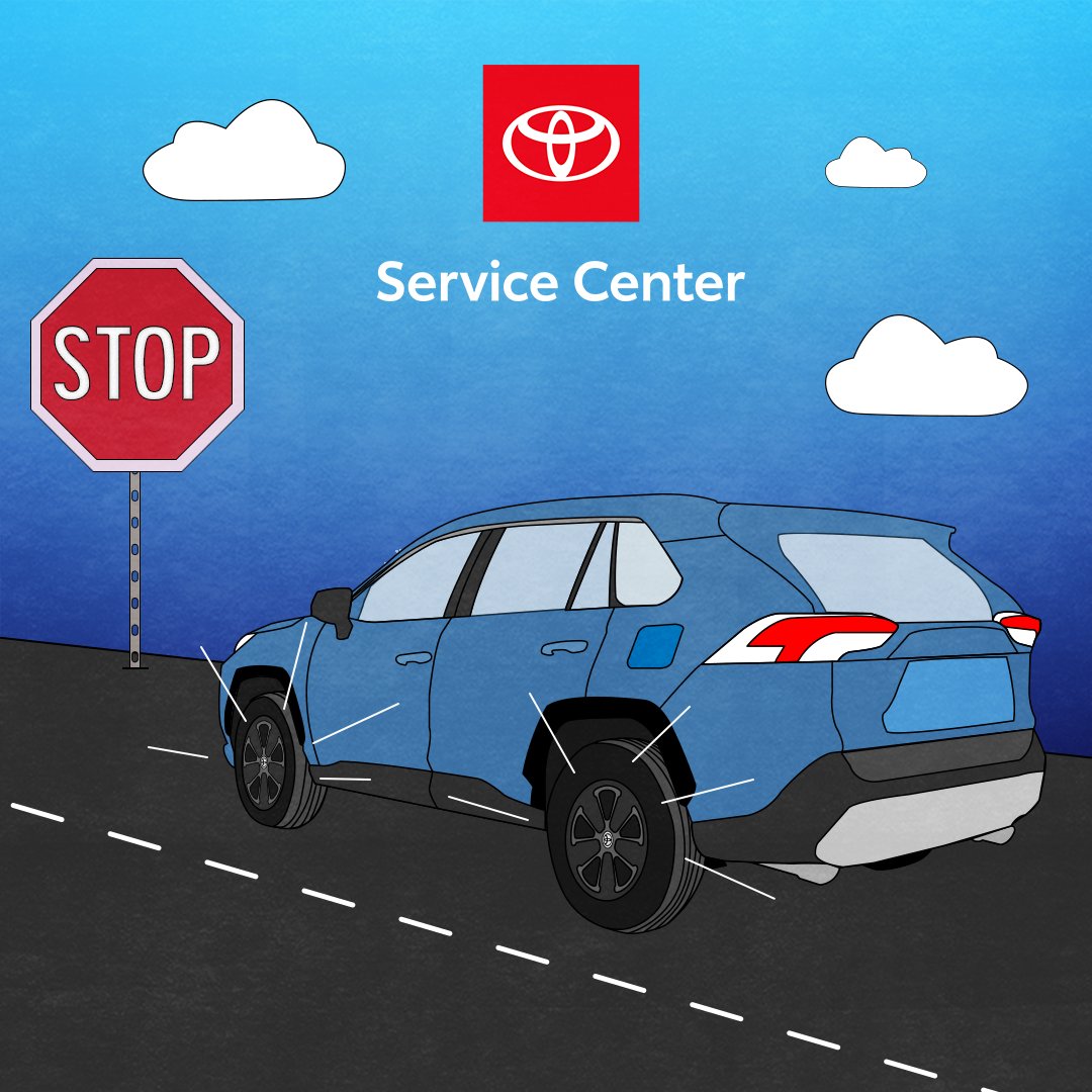 Worn tires can make it harder to steer and come to a complete stop. If your tires are worn, it’s time to replace them! spr.ly/6019M3L0t