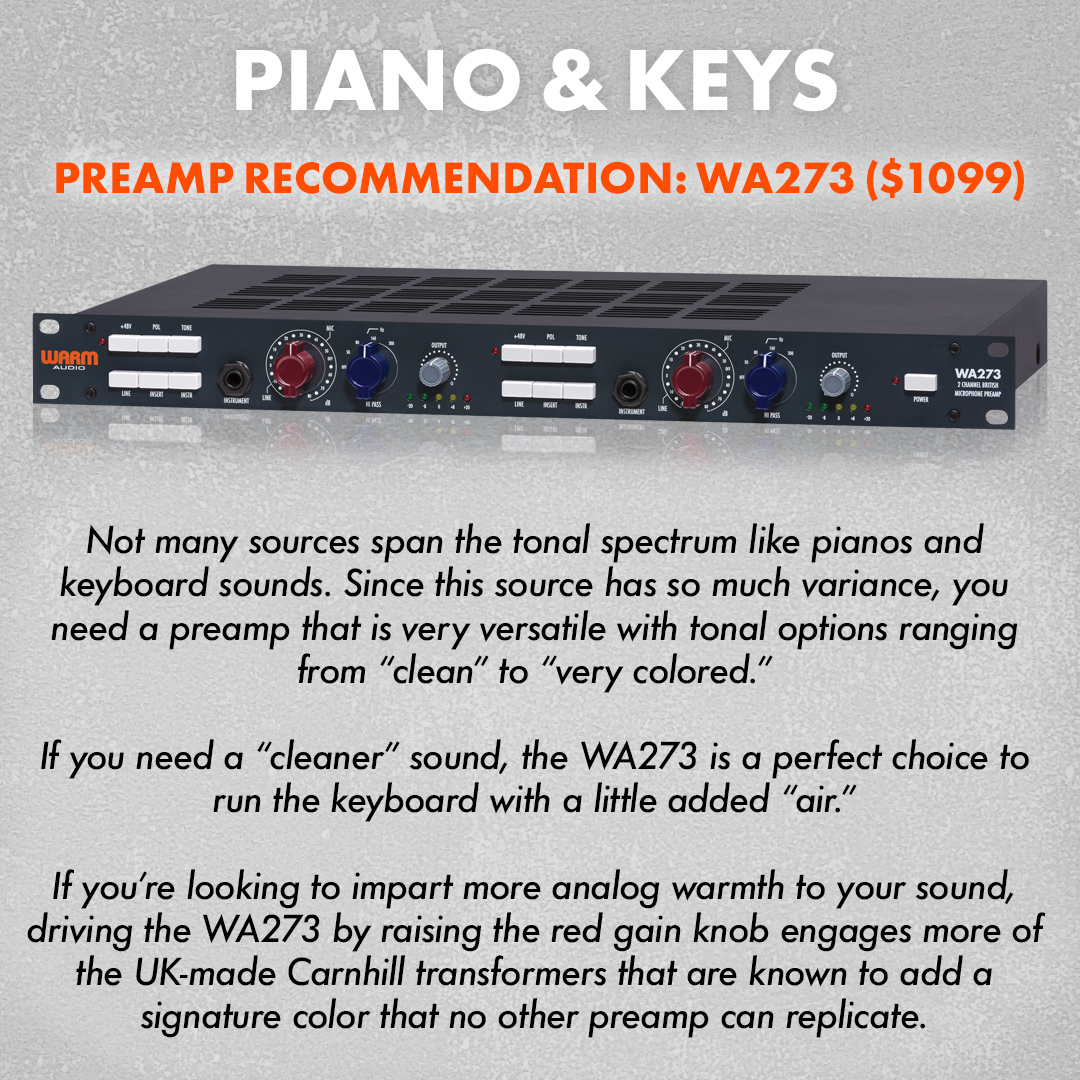 WarmAudio's tweet photo. The mic pre is the source of your sound outside of your unique playing style, so loving the sound of your mic preamp is no small detail.
👇
https://t.co/ythT9T5JX5
#warmaudio #microphone #preamp #wa73 #wa412 #wa12 #tonebeast #studio #recording #studiorecording #recordingstudio https://t.co/9yRhk6Pp5t