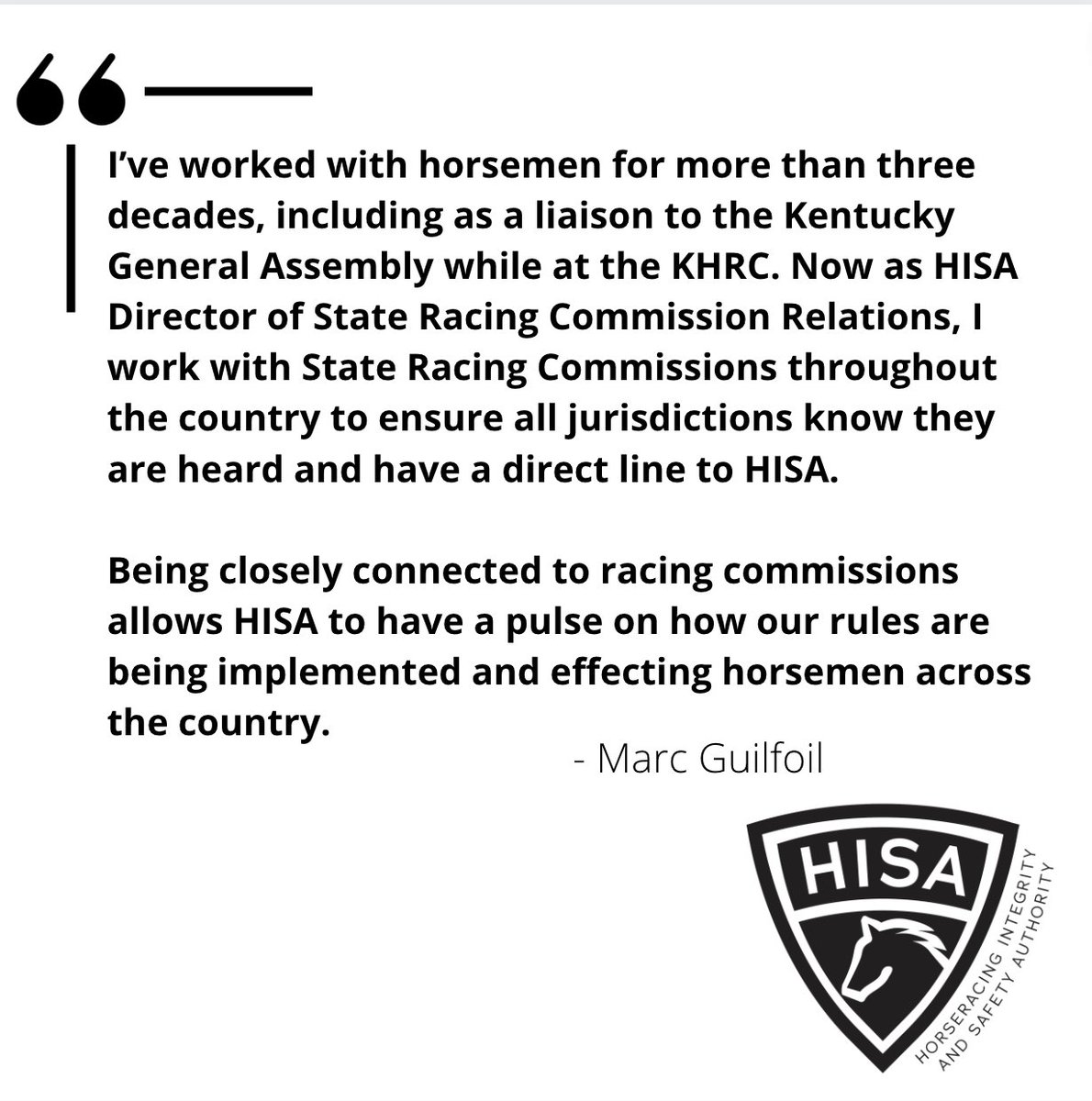 The Horseracing Integrity and Safety Authority on Twitter "Meet the