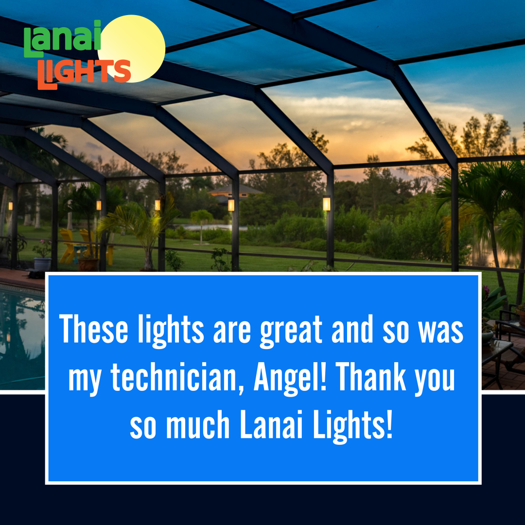 _lanailights's tweet photo. It makes our job even better when our customers are happy! 😊Call or click today to receive a quote from Lanai Lights https://t.co/bnLfwJE3VN