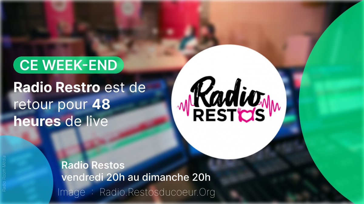 radioroom_media's tweet photo. Ce week-end, c'est l'heure de donner pour des camions au profit des restos du Cœur.

➡️https://t.co/RpglxGk87a

#Radio #Actu #Média #RadioResto #RestoduCoeur https://t.co/Nw88DJWSUJ