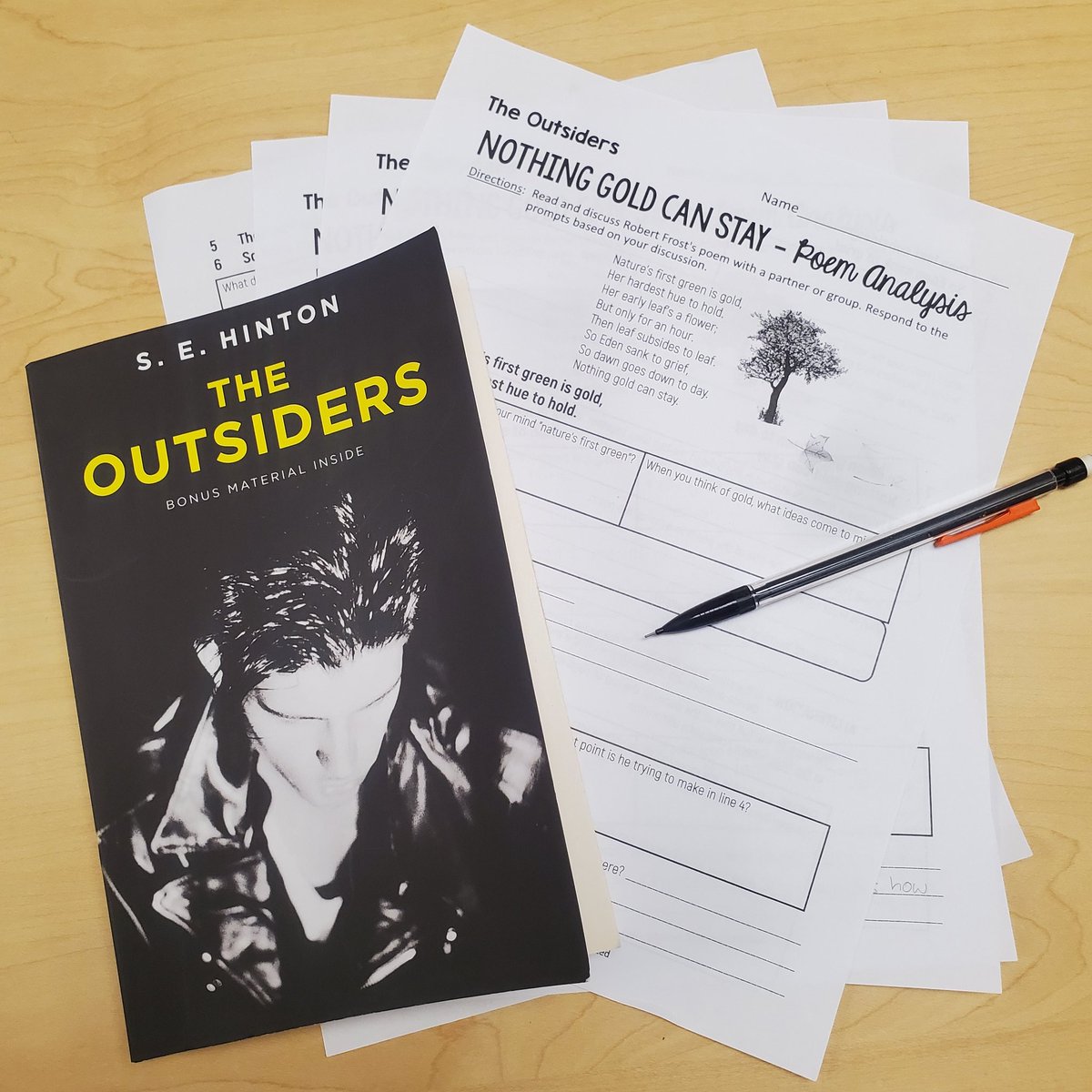 "Thank you for having us do this worksheet, Mrs. Moore! It really helped me think about the deeper meaning of the poem!" -7th grade ELA student

We're wrapping up Ch. 5 of The Outsiders by taking a closer look at Robert Frost's famous poem. It has sparked some great discussions!