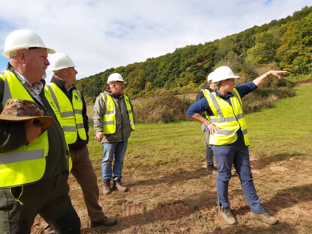 HerefordshireWT's tweet photo. Fantastic day today showing our colleagues from @WildlifeSW around our wetland-in-progress #OakTreeFarm and Common Hill nature reserve. https://t.co/RMef5mGGYi
