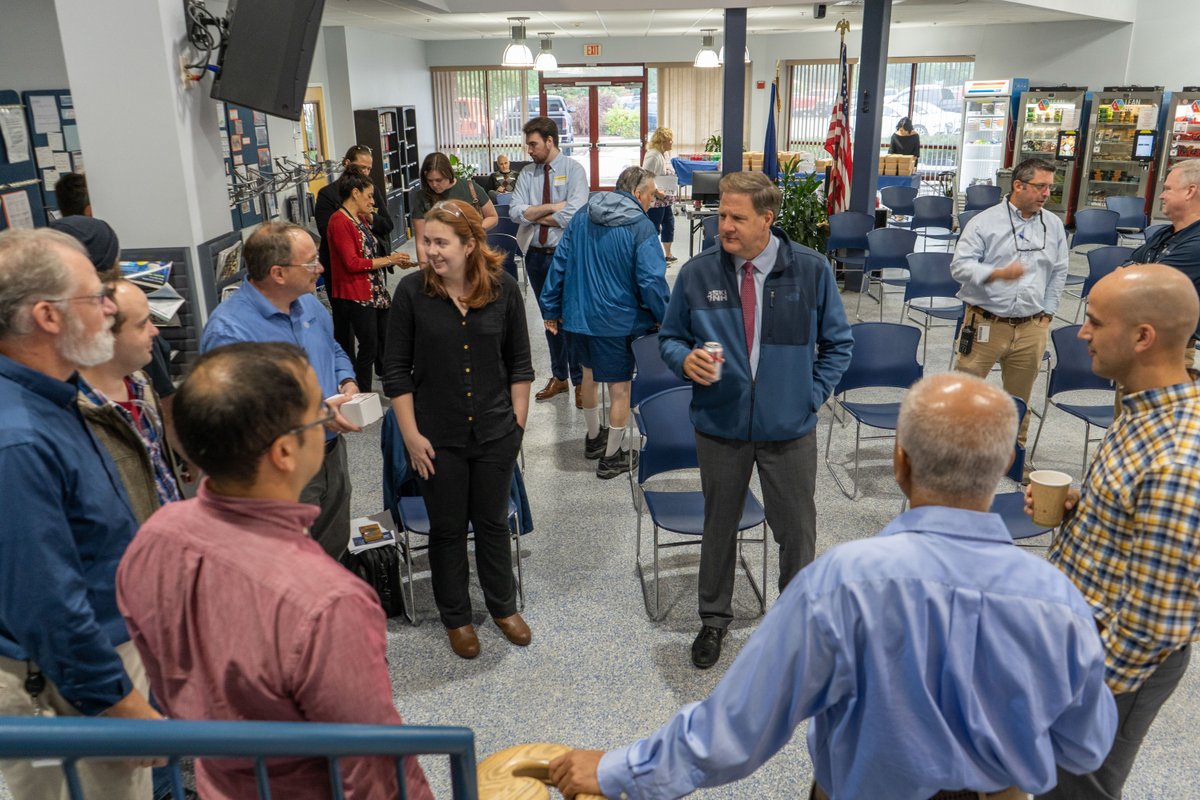 TurbocamIntl's tweet photo. "I travel the country a lot... There are four or five high tech manufacturers here in New Hampshire that get mentioned all the time. TURBOCAM is one of them. People know you guys are on the cutting edge and are looking for that next generation of customer." - @GovChrisSununu https://t.co/9wICEy5RTy