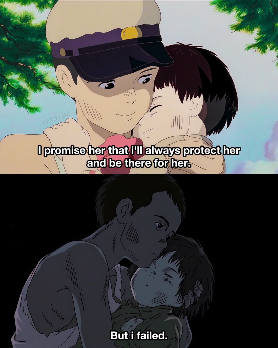retro_anime's tweet photo. Grave of the fireflies https://t.co/svqGunUlEo