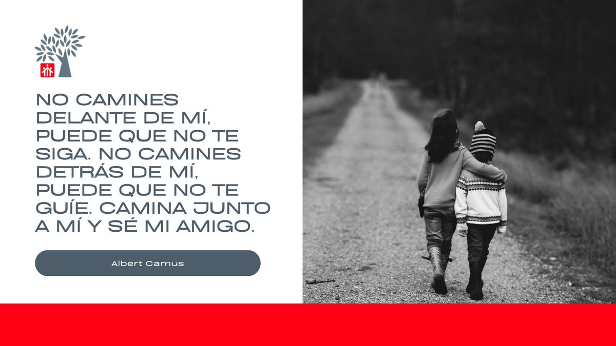 “No camines delante de mí, puede que no te siga. No camines detrás de mí, puede que no te guíe.  Camina junto a mí y sé mi amigo”. <a href="/SalesianosSSM/">Salesianos SSM</a> <a href="/SalesianosEs/">Salesianos España</a> #AbrimosCaminos